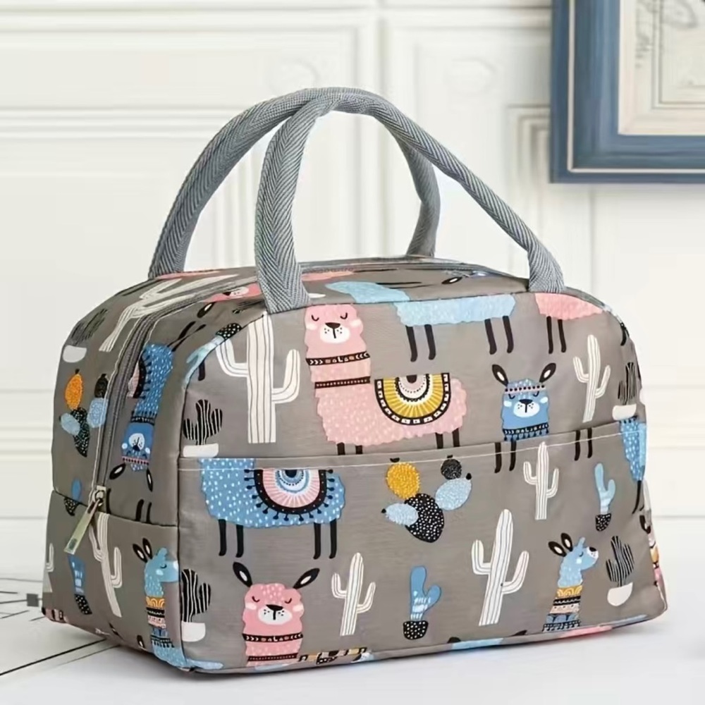 Desert Llama Insulated Lunch Bag